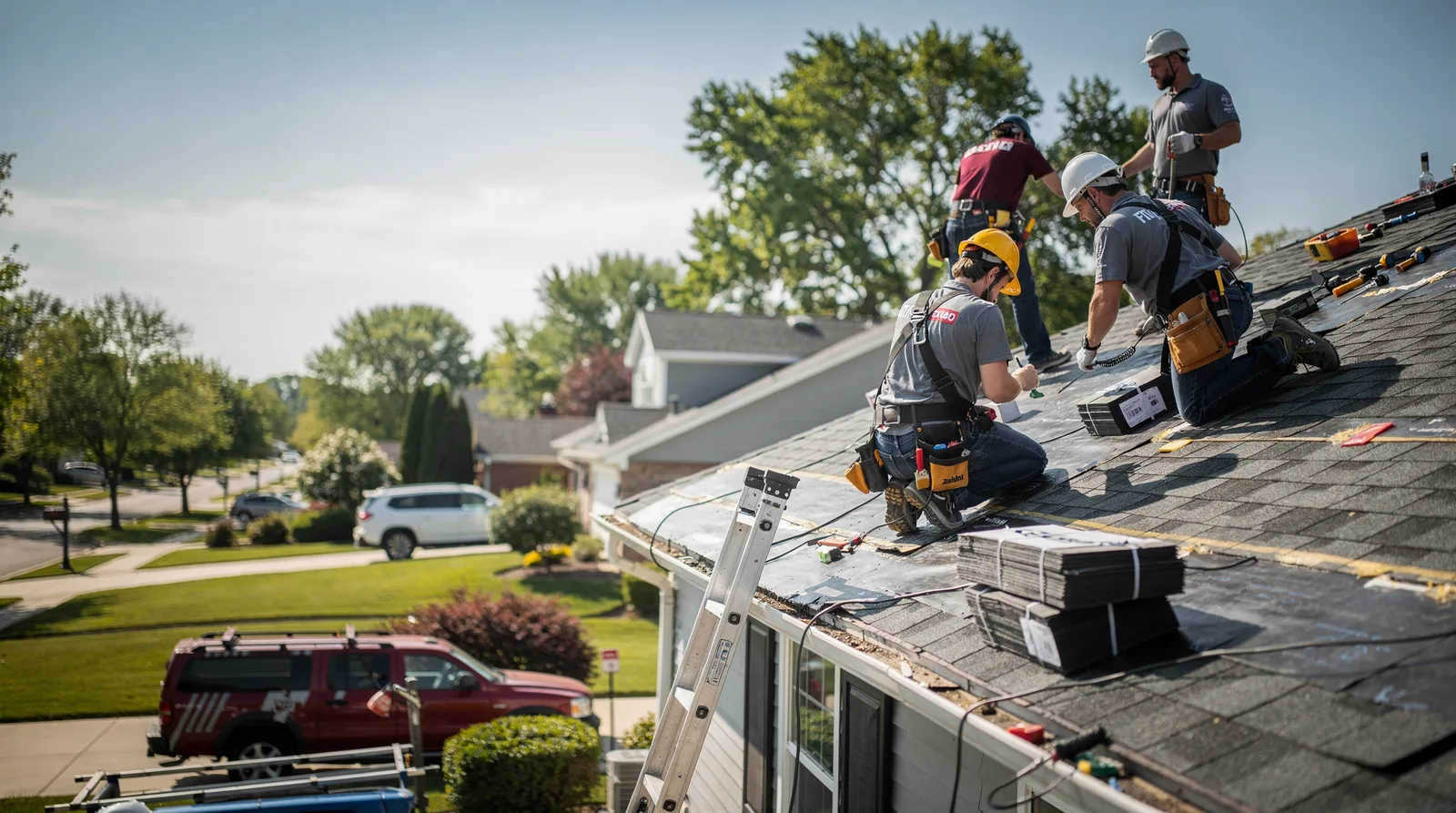 Roof Repair in Fredericksburg, IA around you